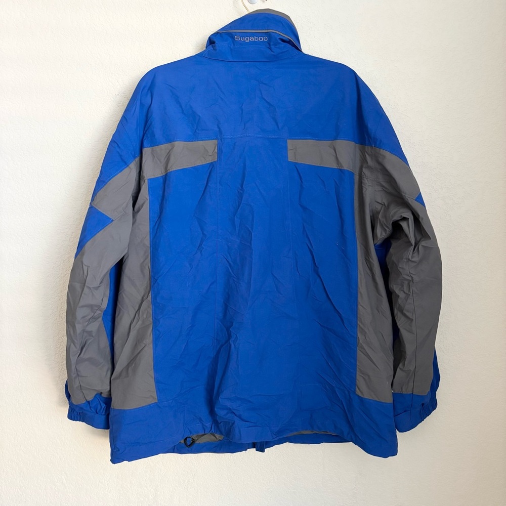 Columbia Men’s XL Waterproof Rain Jacket Blue Gray Outdoor Shell - Picture 10 of 16